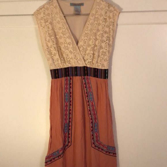 Mexican print mid length dress - Picture 10 of 12